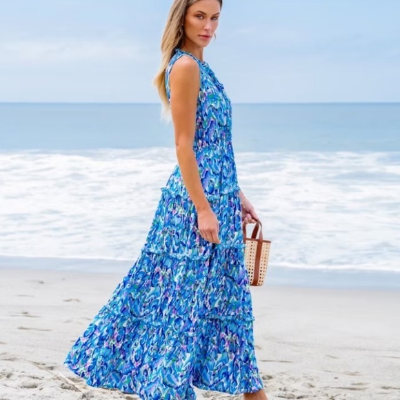 Cupshe Blue and Purple Maxi Dress - Picture 2 of 5